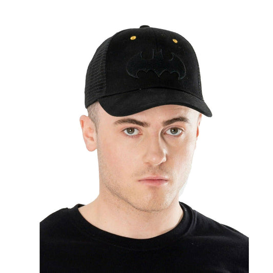 Batman Black Trucker Cap DC Adult 1
