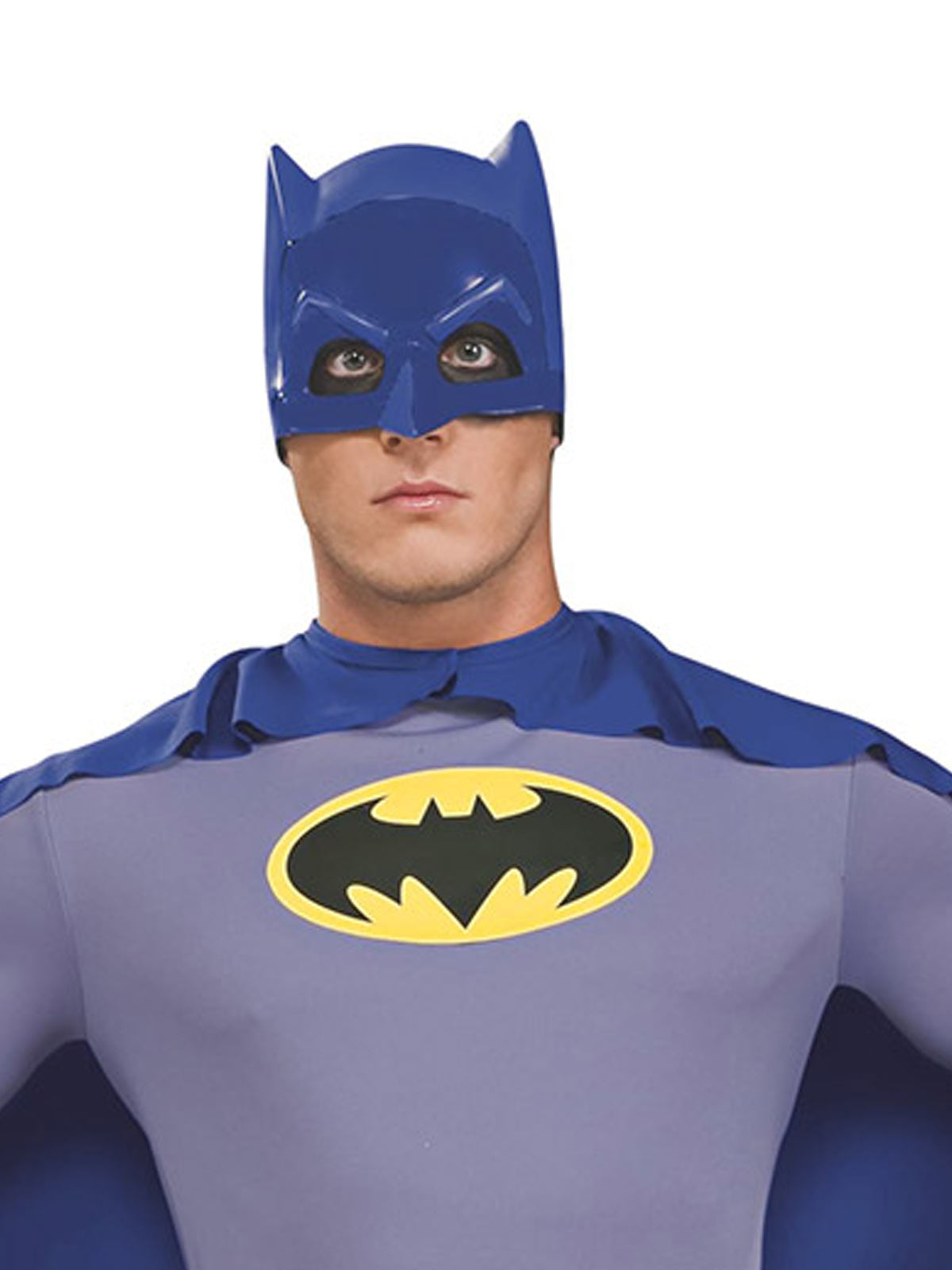 Batman Costume Brave and the Bold Adult Grey Blue Suit 2