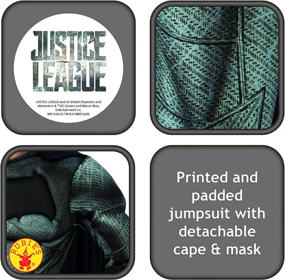 Batman Costume Justice League DC Kids Padded Muscle Batsuit 6