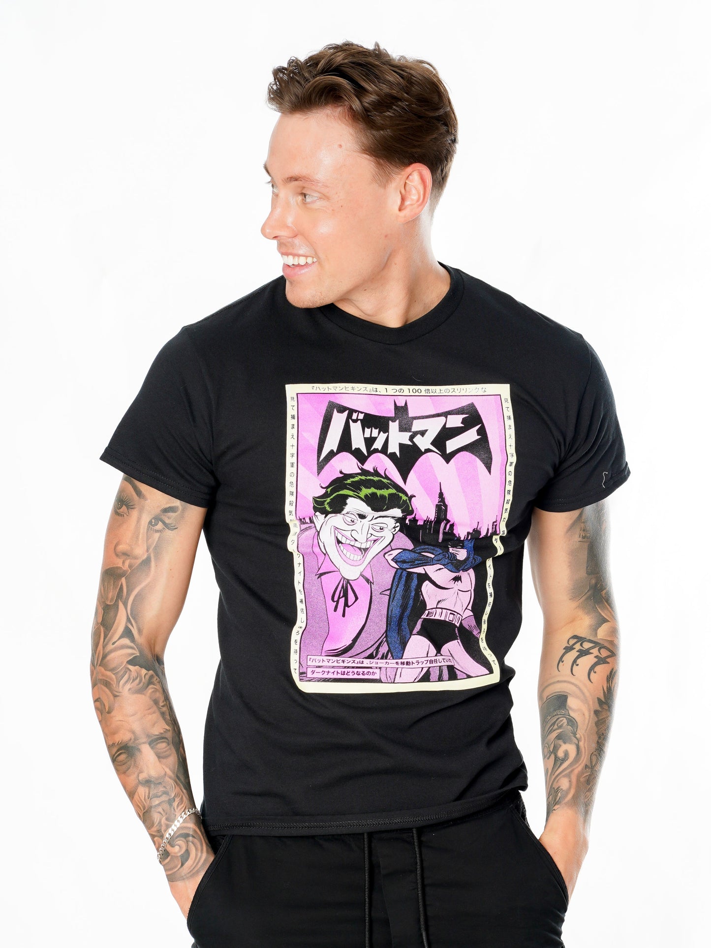 Batman Joker Anime Poster T Shirt 3