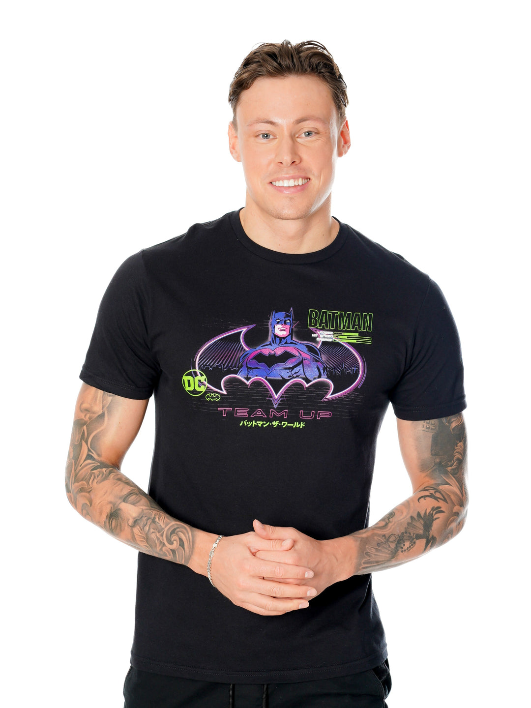 Batman T Shirt Anime Matrix Grid