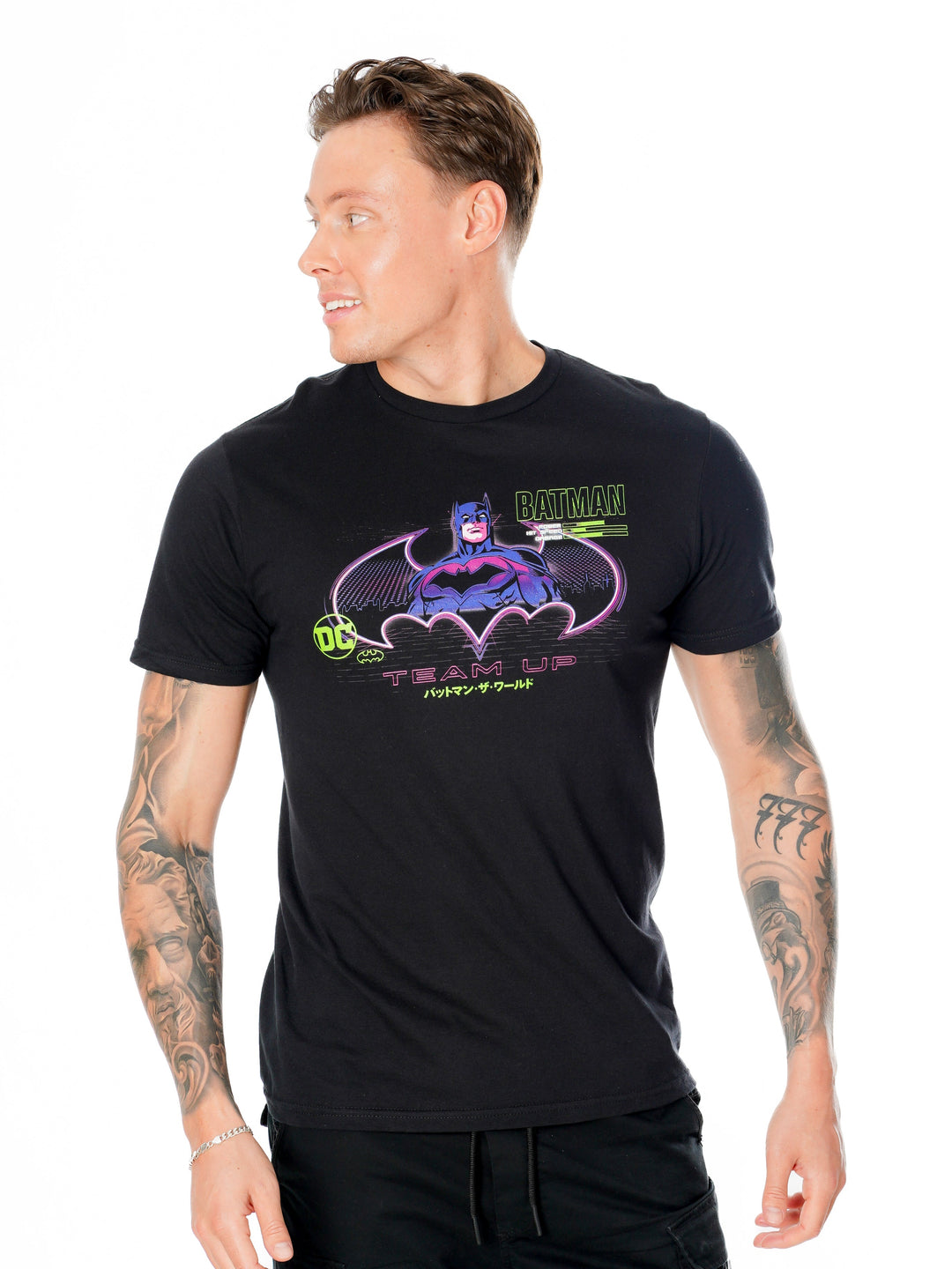 Batman T Shirt Anime Matrix Grid