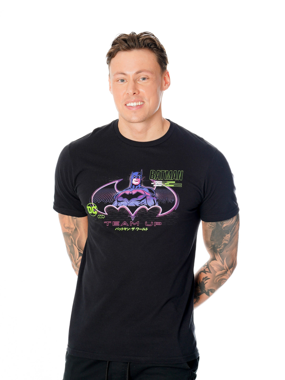 Batman T Shirt Anime Matrix Grid