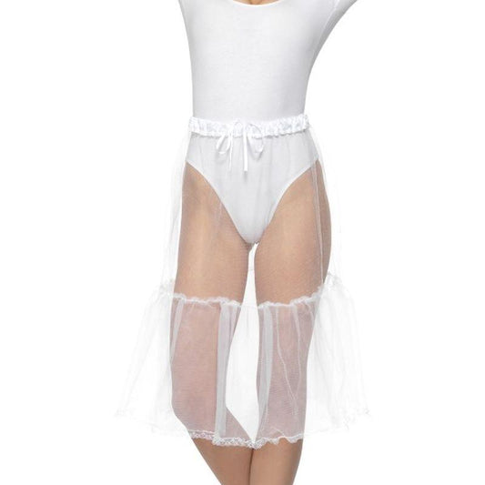 Bavarian Dirndl Petticoat Adult White 1