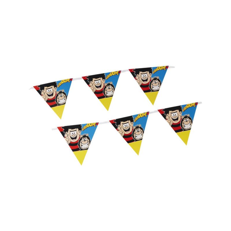Beano Tableware Party Bunting Child Multi Yellow Black Red 1