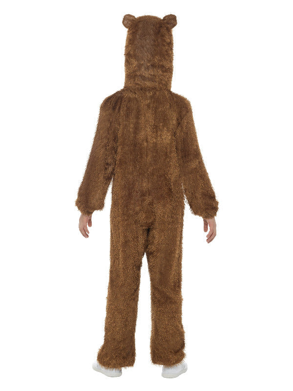 Bear Costume Kids Brown Jumpsuit with Hood 5