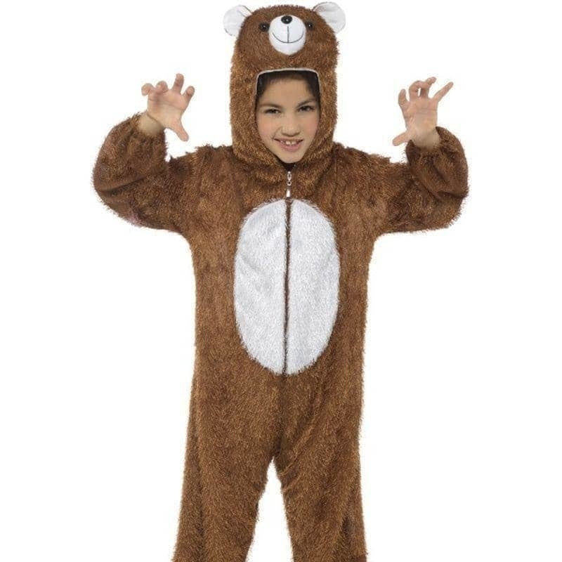 Bear Costume Kids Brown Jumpsuit 1