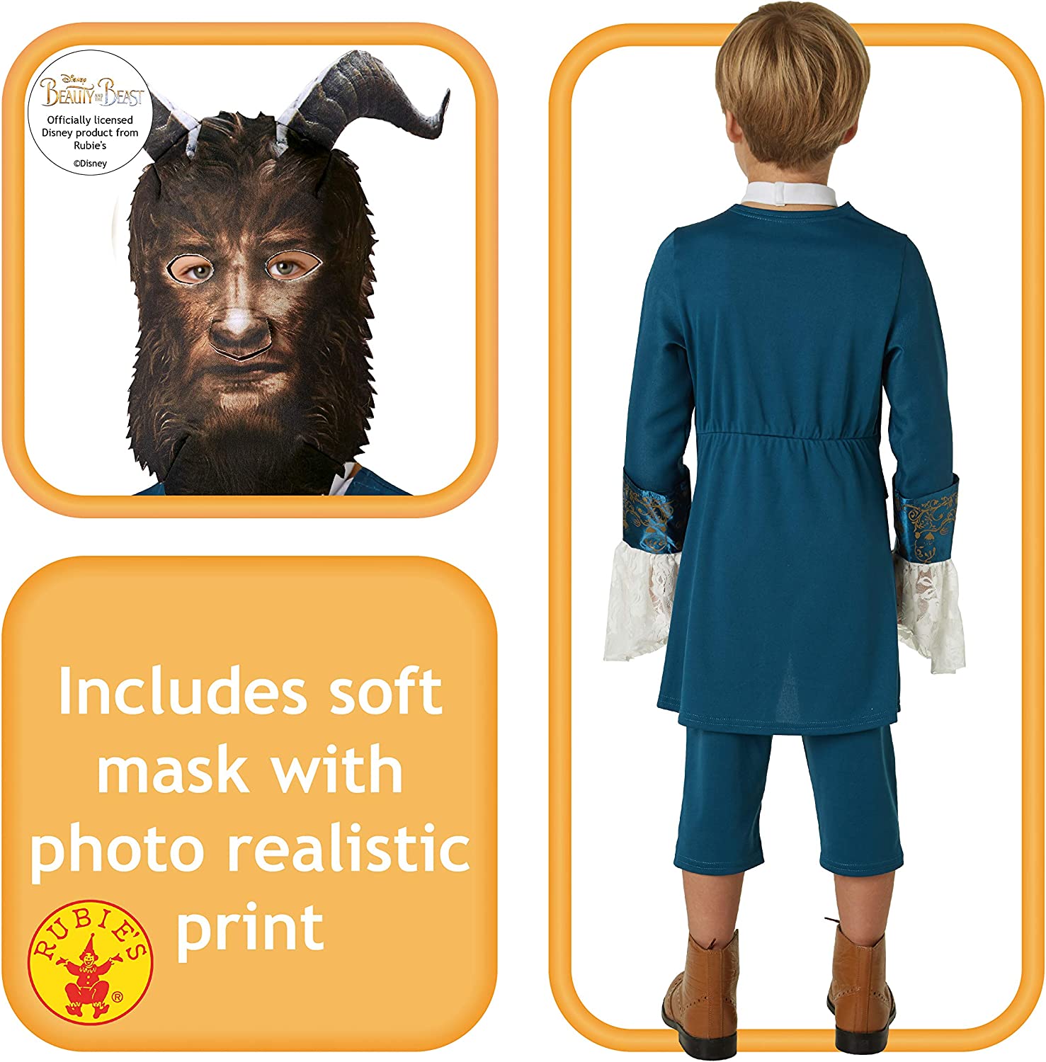 Beauty and the Beast Disney Movie Book Kids Costume 2