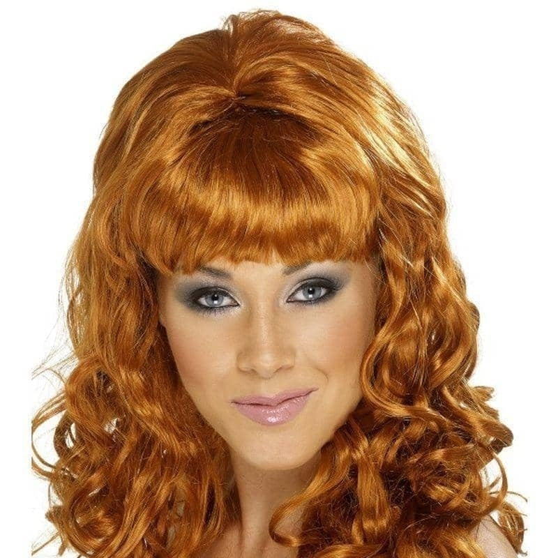 Adult Auburn Beehive Beauty Wig Costume Accessory 1