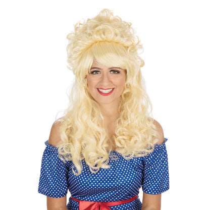 Beehive Panto Wig Blonde Wigs Female 2
