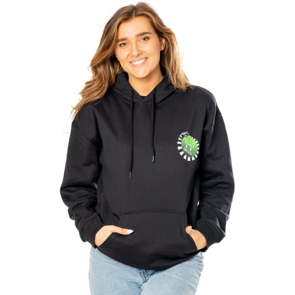 Beetlejuice Adult Unisex Black Front Back World Tour Hoodie 4