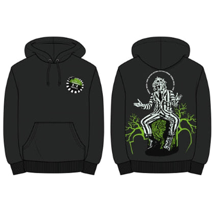 Beetlejuice Adult Unisex Black Front Back World Tour Hoodie 1