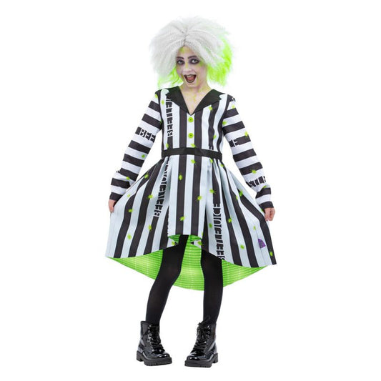 Lydia Deetz Beetlejuice Dress Costume for Girls Satin and Tulle Dress with Belt 1