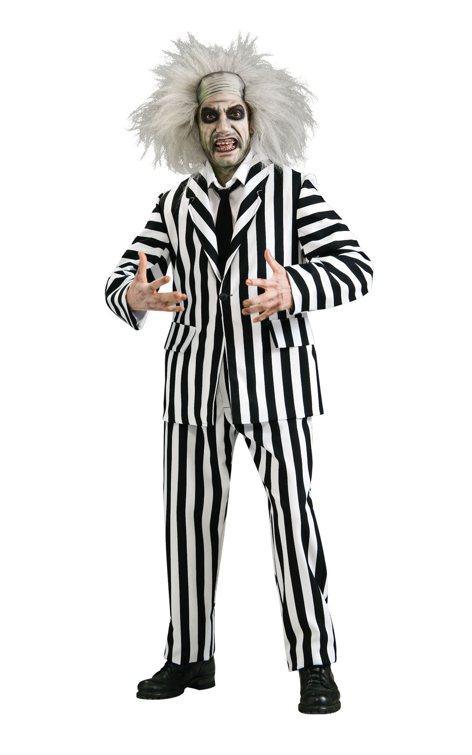 Bettlejuice Collector's Edition Adult Mens White Beetlejuice Costume_1