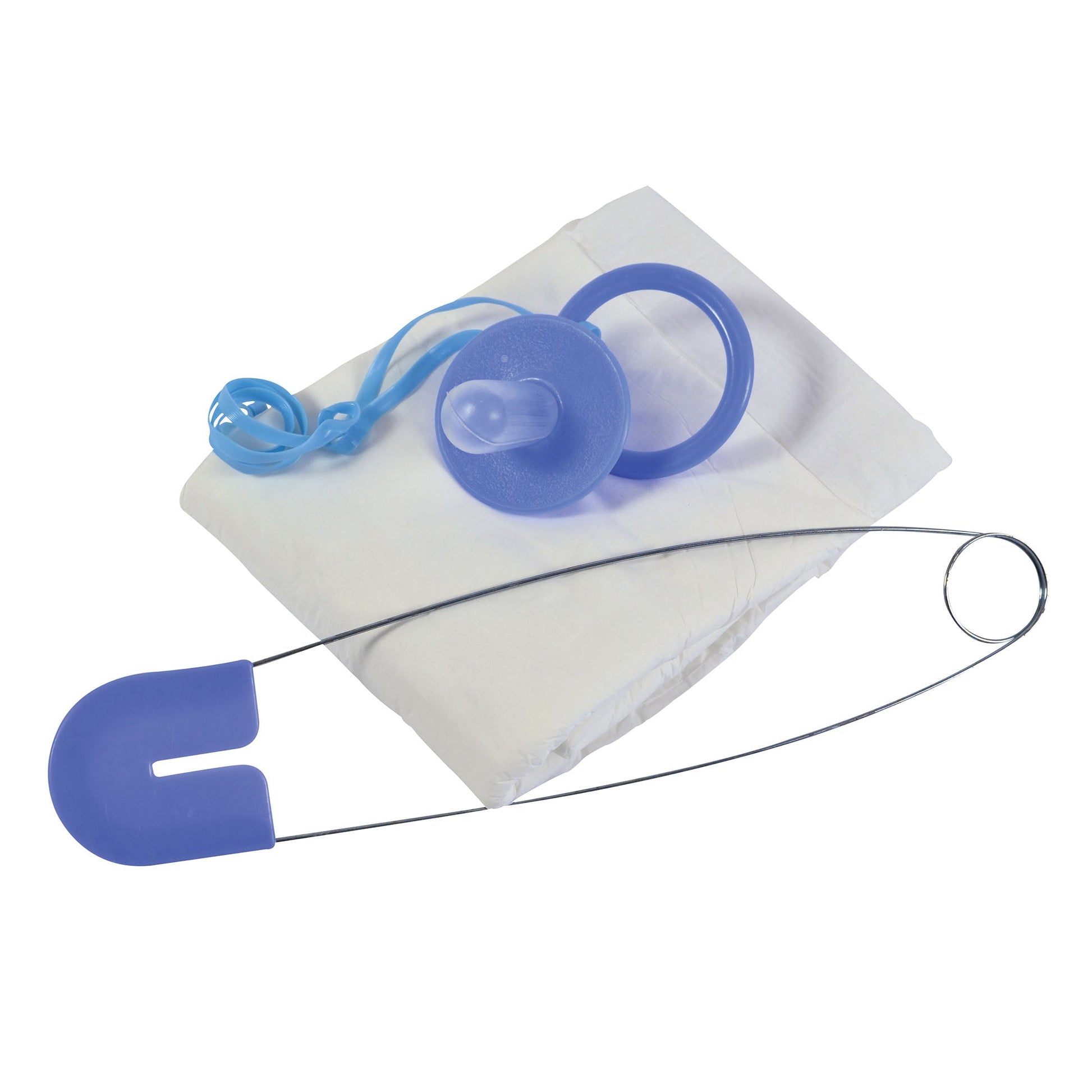 Big Baby Kit Instant Disguise Adult Nappy Dummy Safety Pin 1