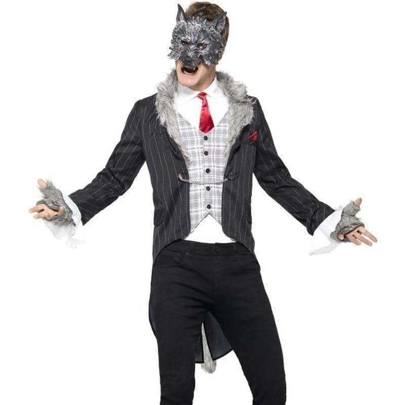 Big Bad Wolf Deluxe Costume Adult Grey_1
