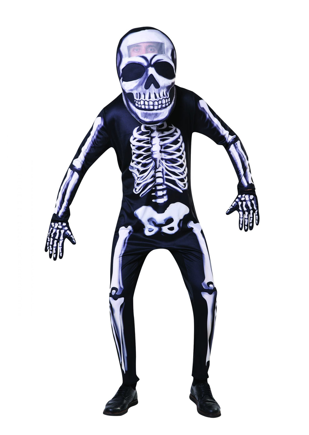 Big Head Skeleton Costume for Adults_1