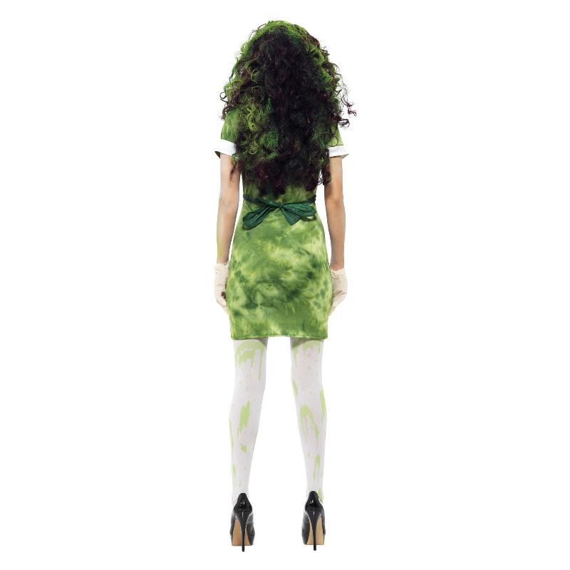 Biohazard Nurse Zombie Costume Green Adult Female 2