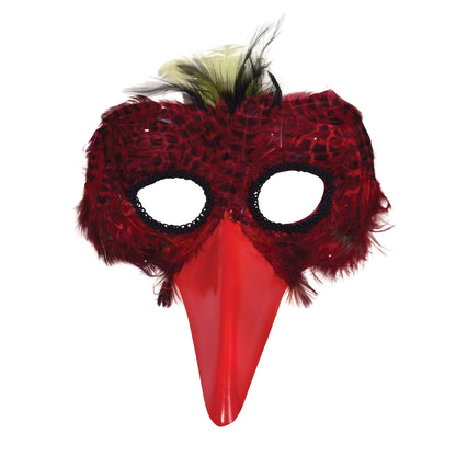 Bird Feather Plastic Beak 1of 3 Styles Random Eye Mask 1