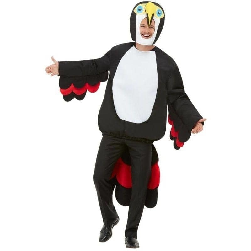 Bird Of Paradise Toucan Costume Adult Black_1