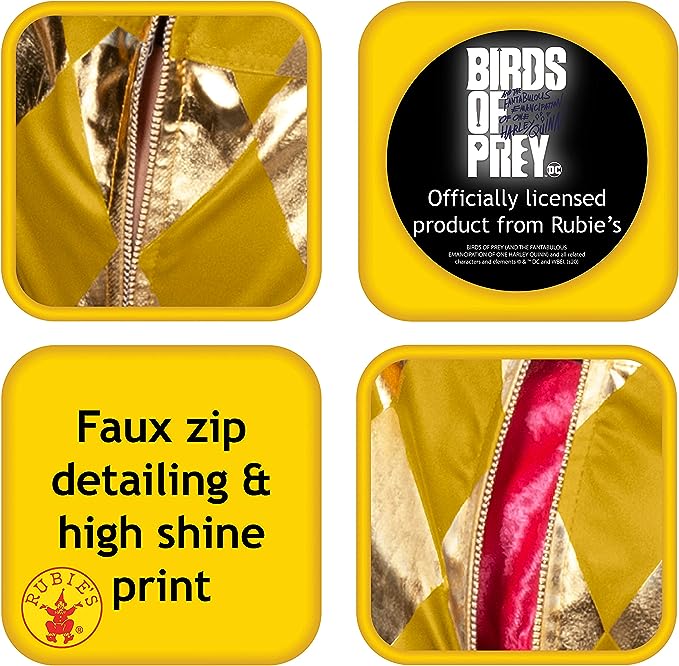 Birds of Prey Harley Quinn Costume Jumpsuit 4