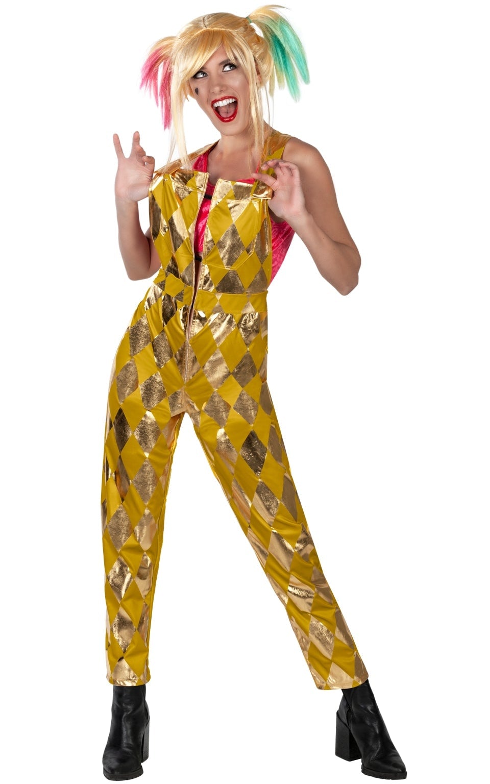 Birds of Prey Harley Quinn Costume Jumpsuit 1