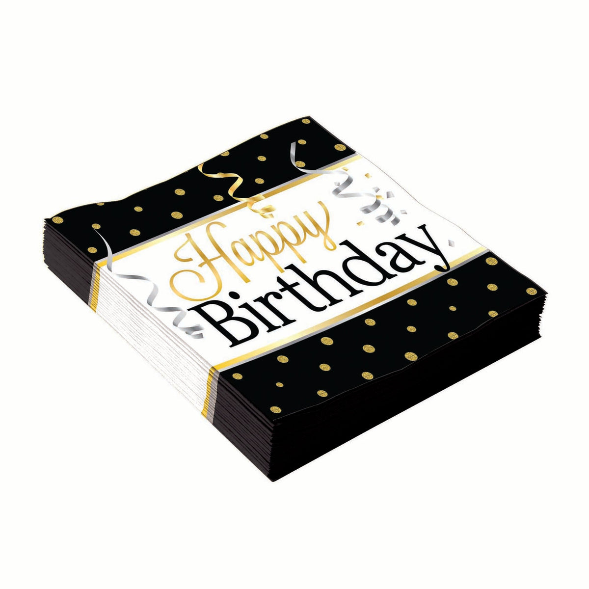 Birthday Elegant Large Napkins 1