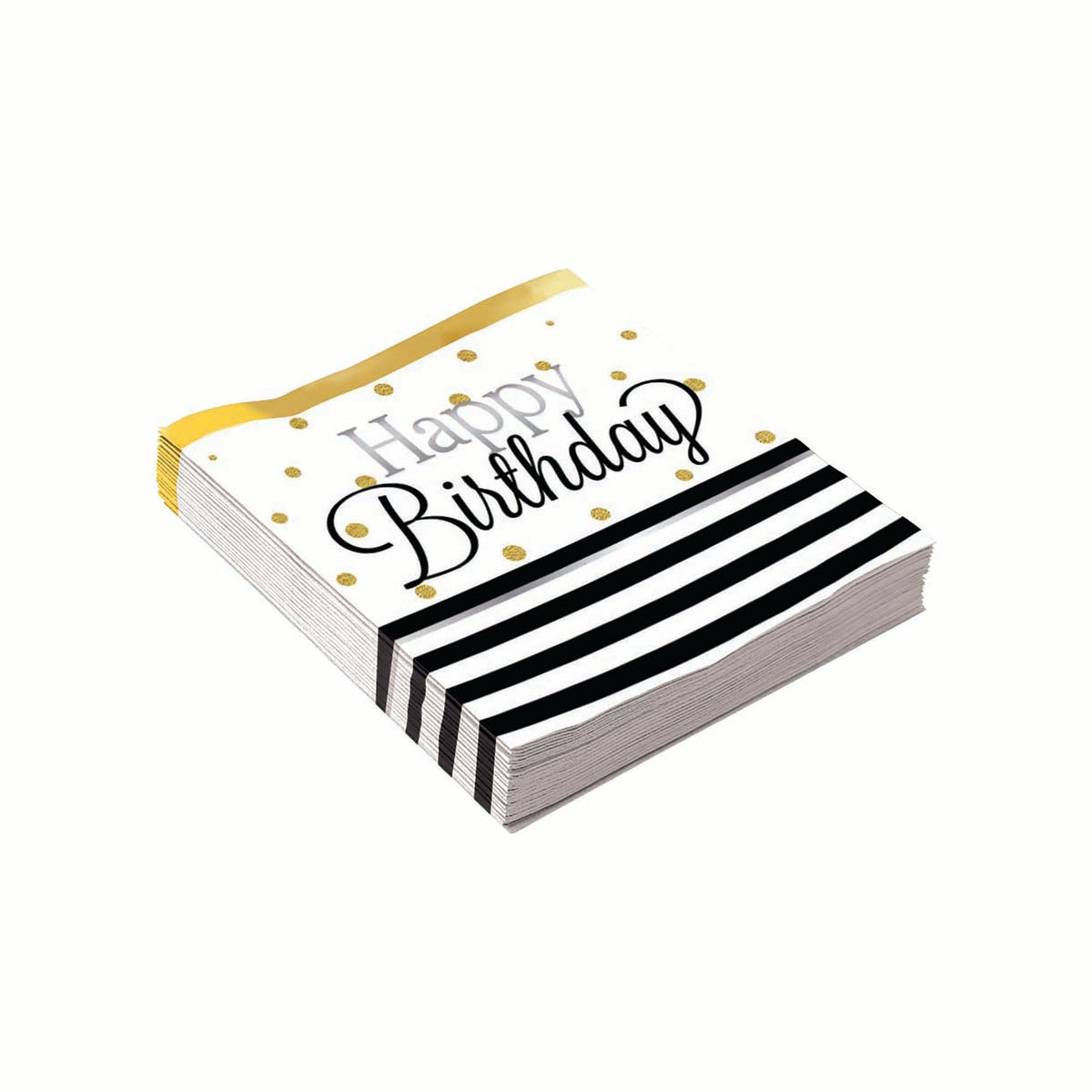Birthday Elegant Small Napkins 1