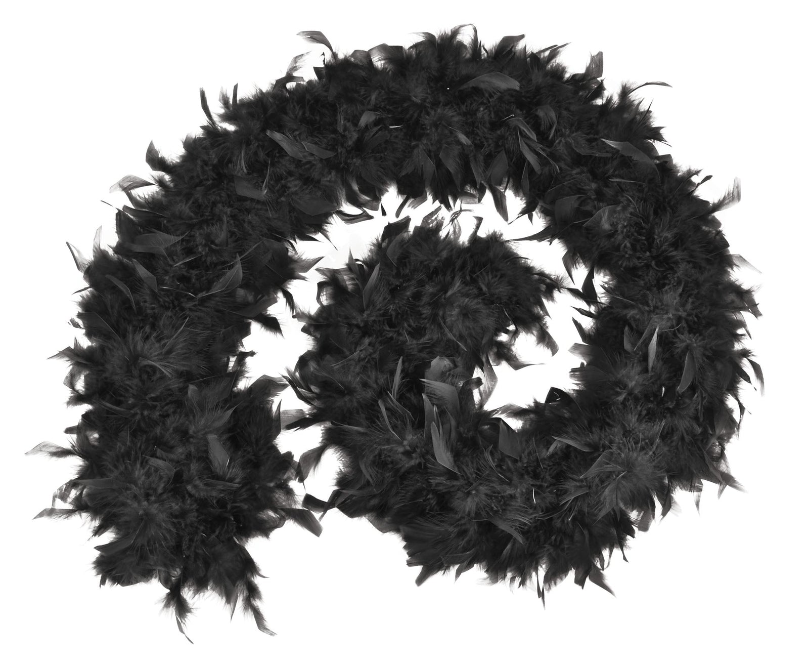 Black Feather Boa 80g Budget Costume Accessory 1