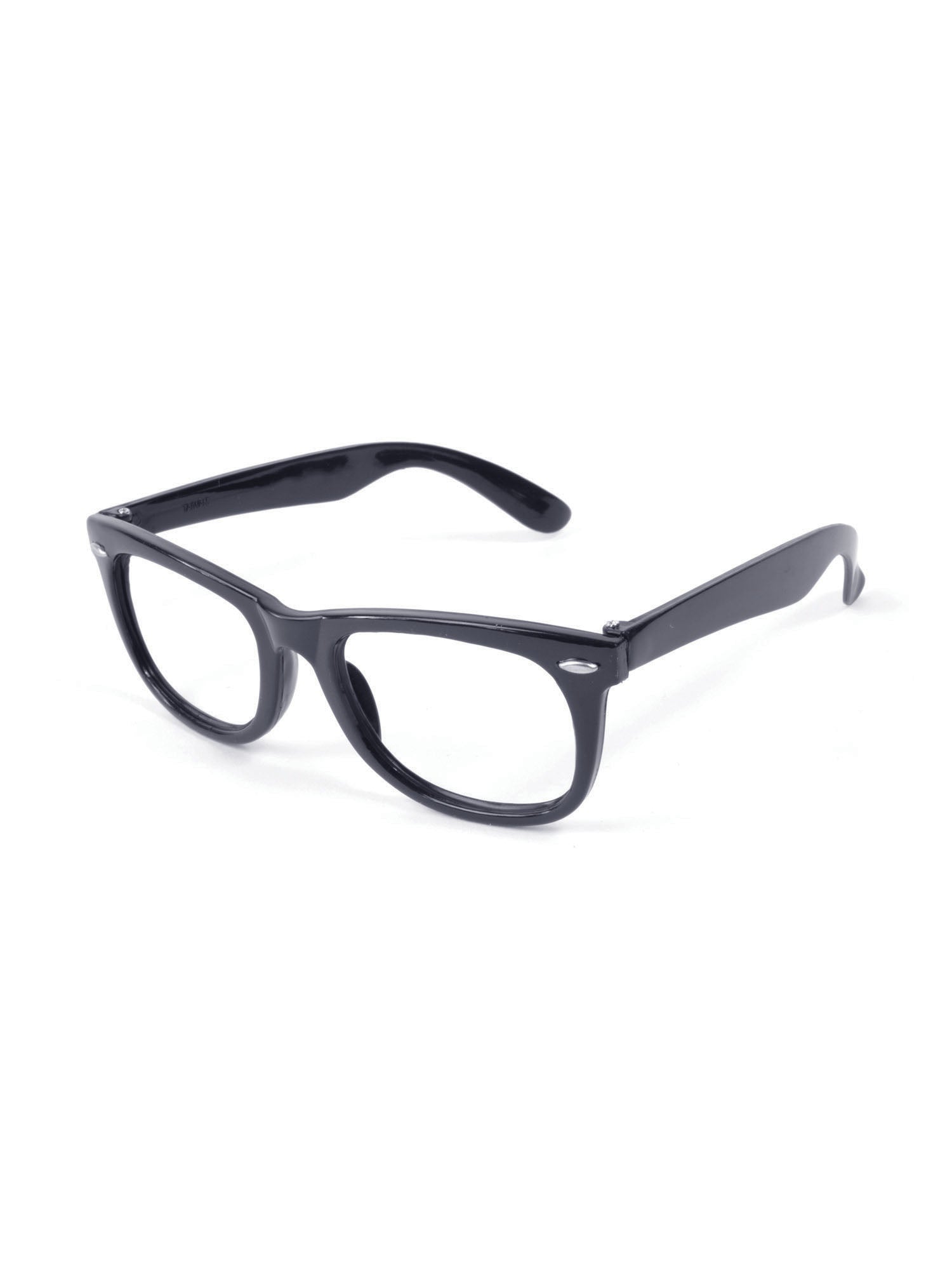 Black Frame Spectacles Costume Accessory 2