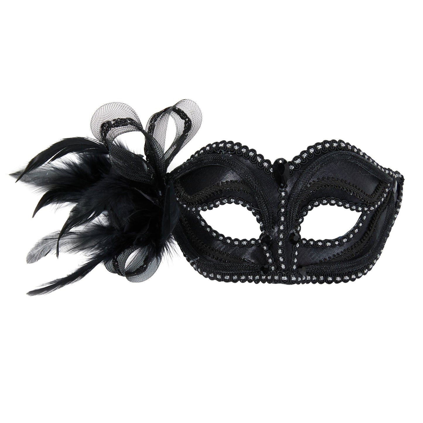 Black Mask with Side Decoration 1