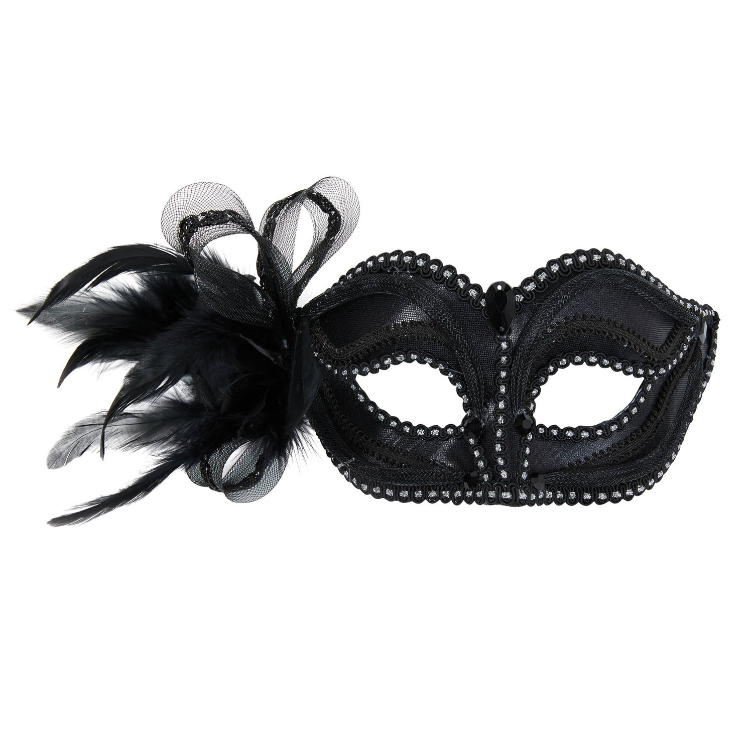 Black Mask with Side Decoration 1