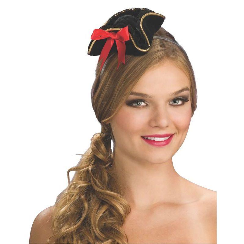 Black Mini Buccaneer Hat 1