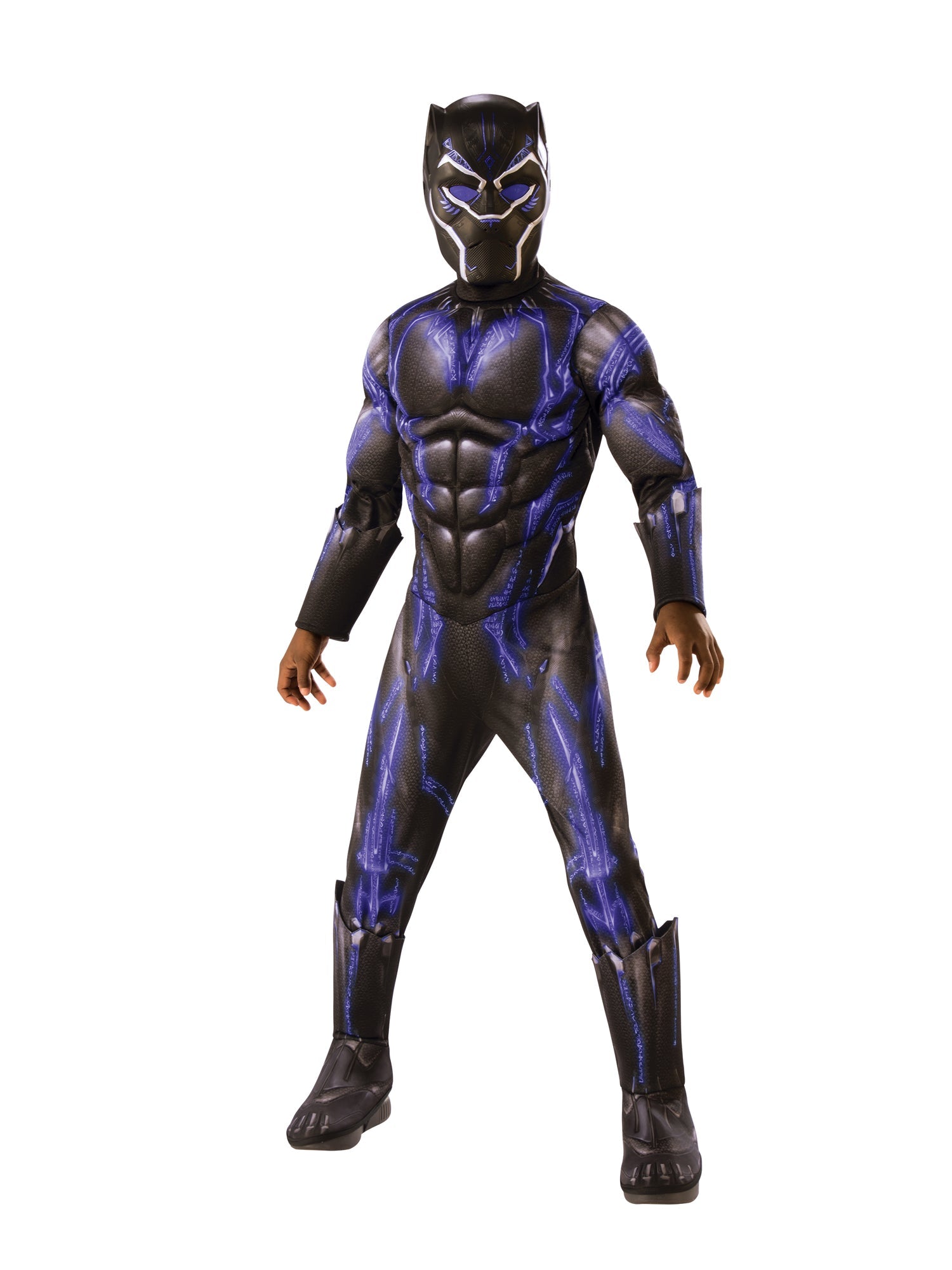 Black Panther Costume Battle Deluxe Boys Wakanda Hero 1