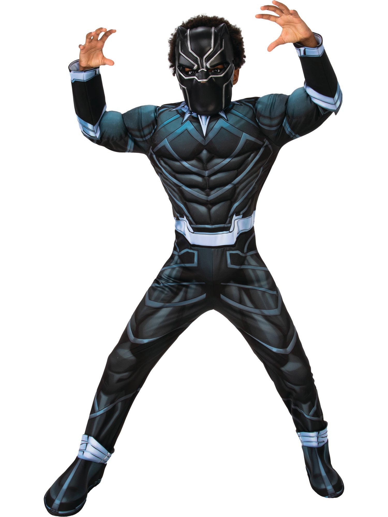 Black Panther Costume Muscle Child 1
