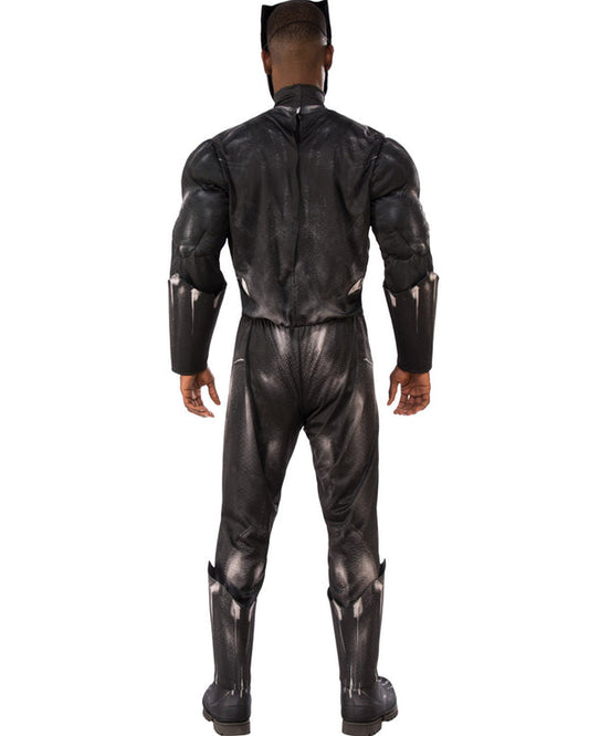 Black Panther Deluxe Mens Muscle Padded Costume 2