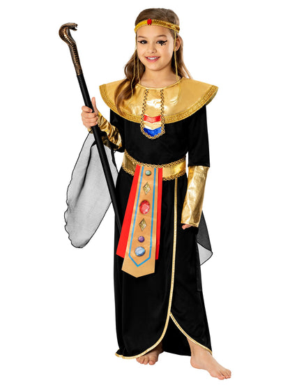 Black Pharaoh Girl Costume Egyptian Princess 4
