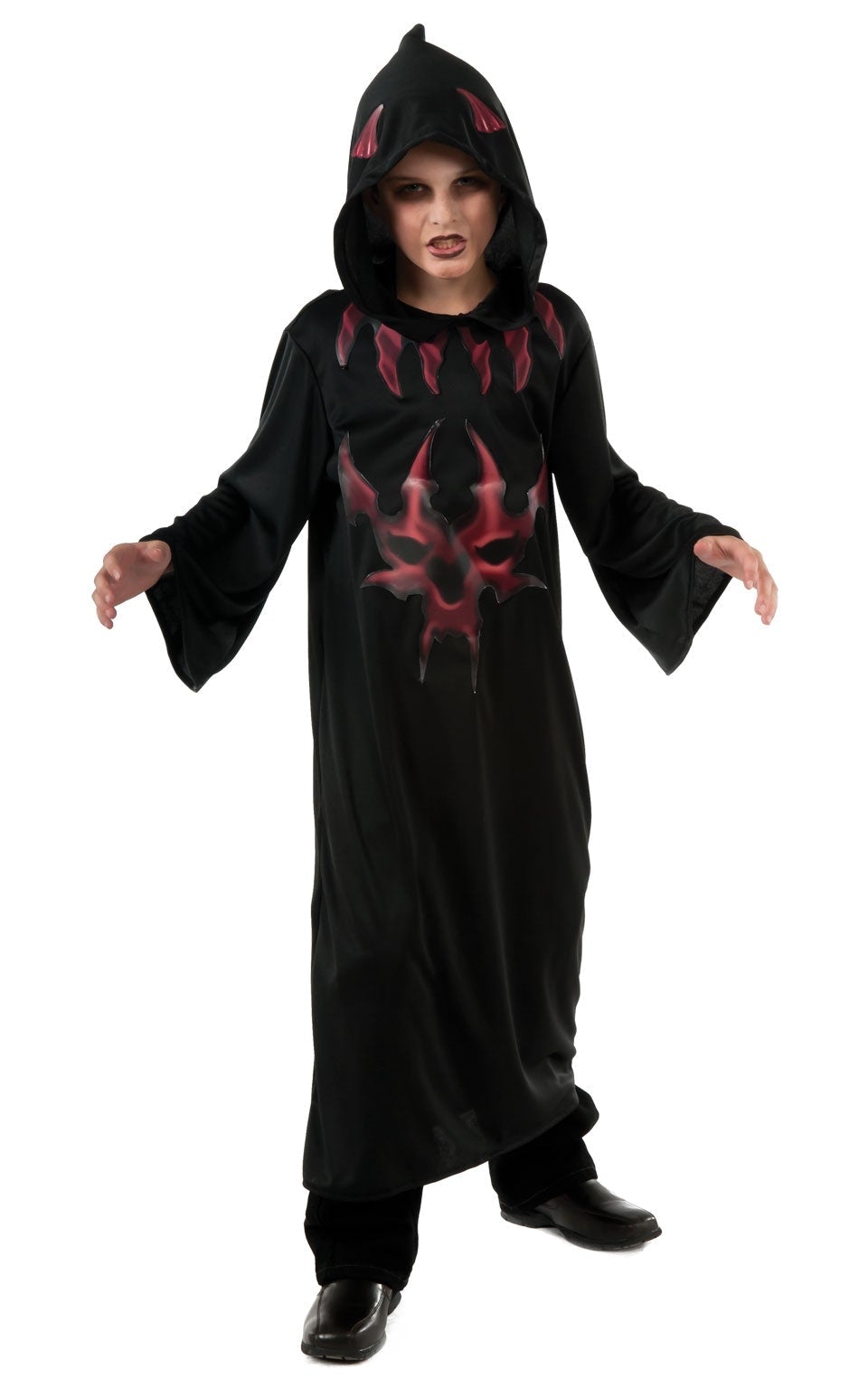 Black Red Devil Robe Costume 1