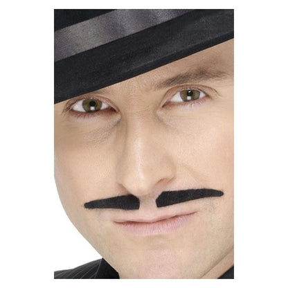 Black Spiv Tash Adult Self Adhesive Dress Up Costume Accessory 1