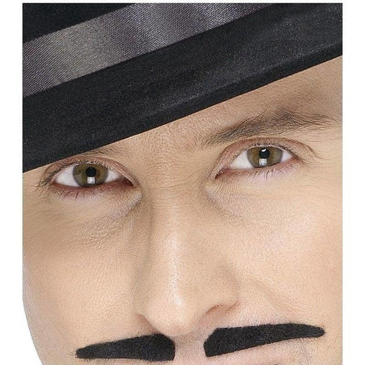 Black Spiv Tash Adult Self Adhesive Dress Up Costume Accessory 2