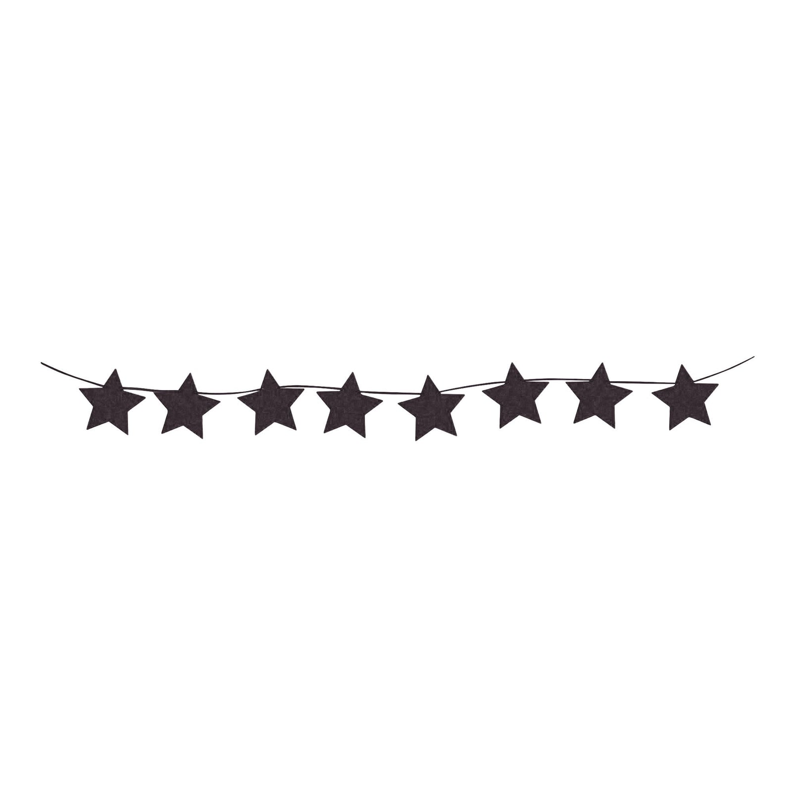 Black Star Banner Party Event Home Decoration 2.4m 8 Flags 1