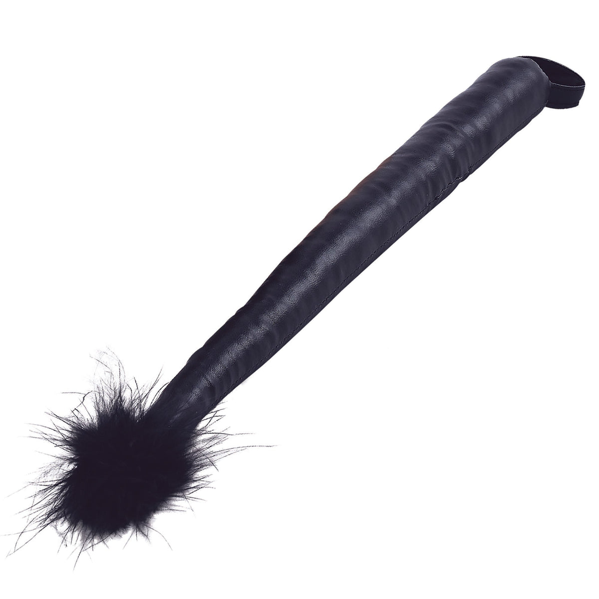 Black Vinyl Cat Tail Costume Accessory 1