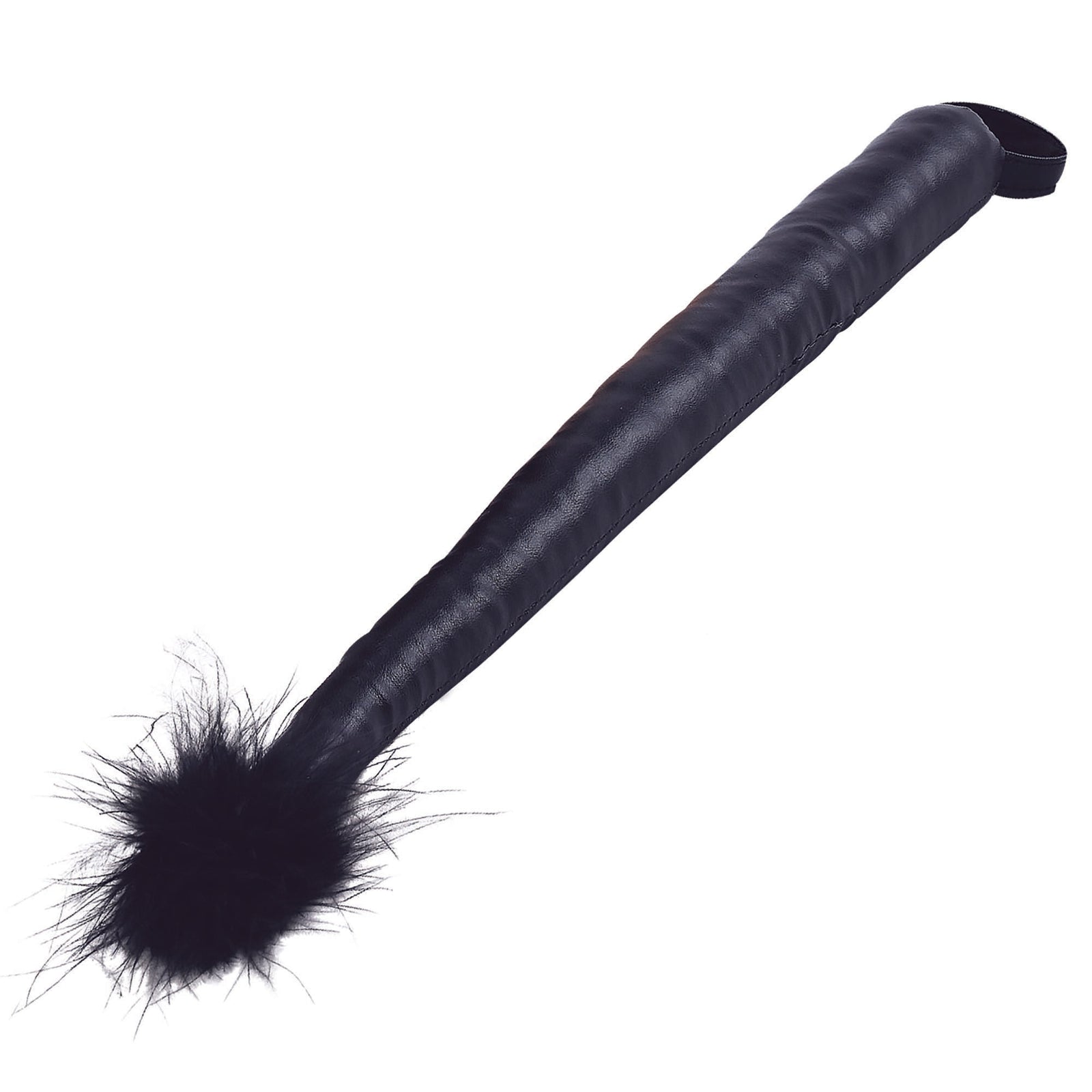 Black Vinyl Cat Tail Costume Accessory 1