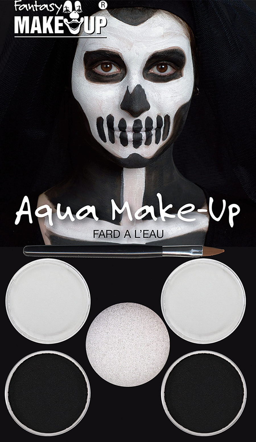 Black White Aqua Makeup Kit Make Up Unisex_1
