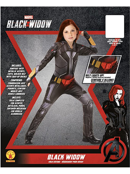 Black Widow Costume Girls Marvel Avengers Deluxe Spy 5