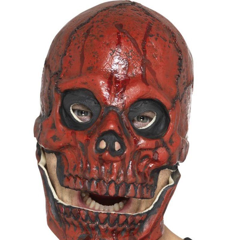 Blood Skull Mask Foam Latex Adult Red 1