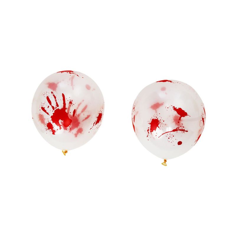 Bloody Balloons 30cm 8Pk All Clear Red_1 sm-52951