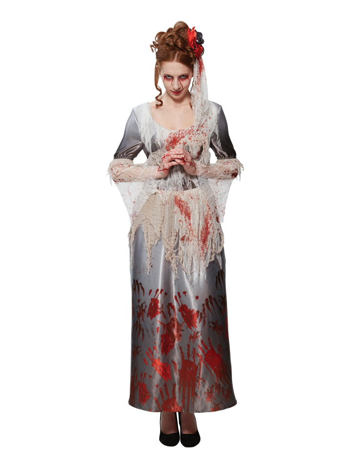 Bloody Hands Dress Halloween Bride Costume_1