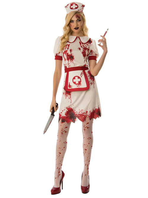 Bloody Nurse Costume Dress for Women
