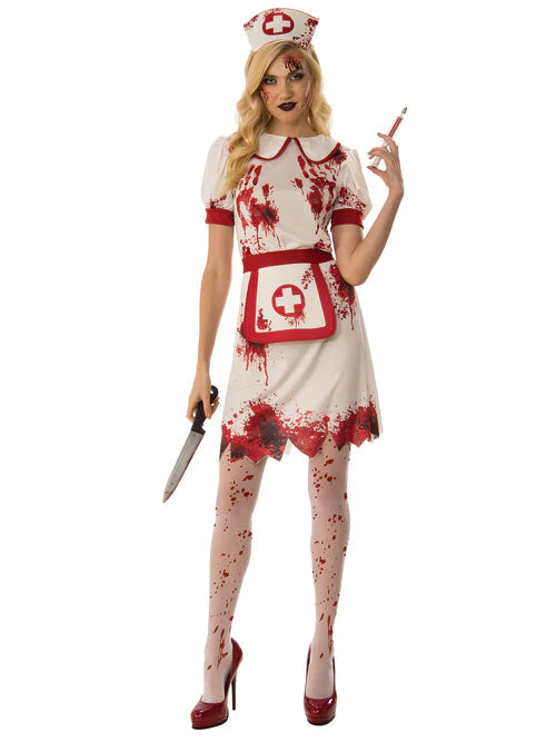 Bloody Nurse Costume Dress for Women 1